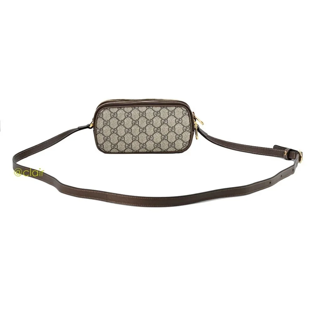Gucci 3 Compartments Ophidia GG Supreme Mini Cross Body Bag - Picture 4 of 10